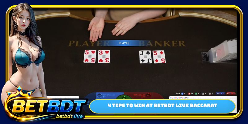 4 tips to win at BETBDT live baccarat