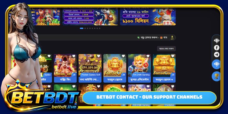 BETBDT contact - our support channels