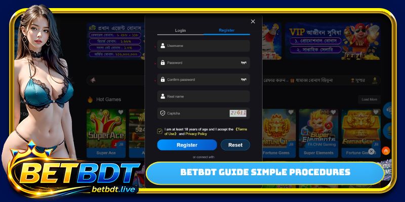 BETBDT guide simple procedures