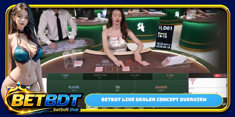 BETBDT live dealer concept overview