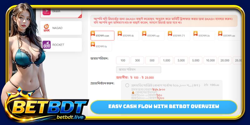 Easy cash flow with BETBDT overview