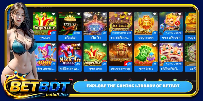 Explore the gaming library of BETBDT