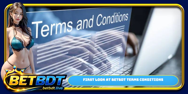 First look at BETBDT terms conditions