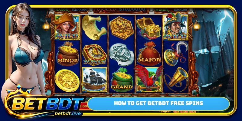 How to get BETBDT free spins